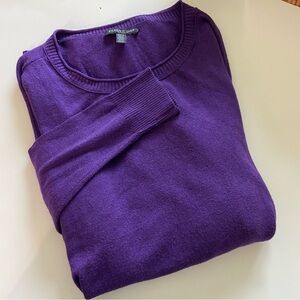 EILEEN FISHER Purple Top Petite Small